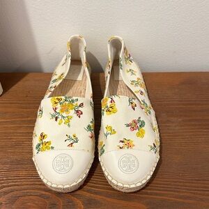 Brand New Tory Burch Floral Espadrilles